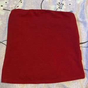 Elegant Red Women's tube top